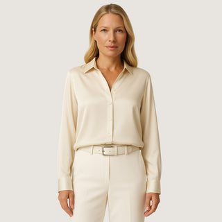 Satinbluse - Elegante Damenbluse für Business und Freizeit