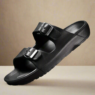 Badeschuhe für Herren - Bequeme Zweiriemer-Sandalen für den Sommer