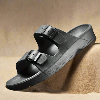 Badeschuhe für Herren - Bequeme Zweiriemer-Sandalen für den Sommer