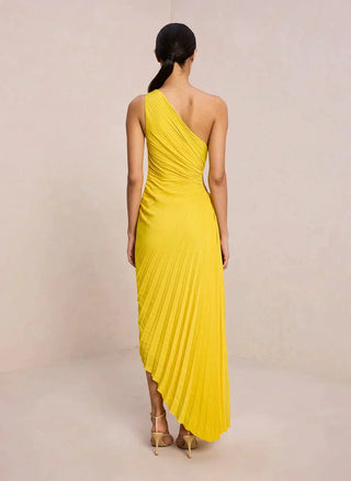 Abendkleid für Damen - Elegantes One-Shoulder Brautjungfernkleid