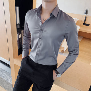 Business Hemd für Herren - Modernes Stretch-Hemd in Slim Fit