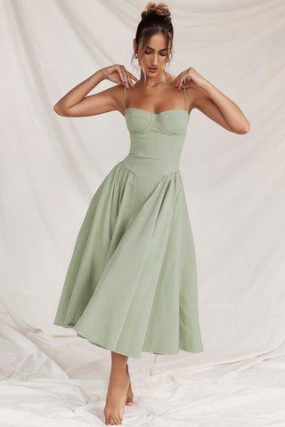 Midikleid für Damen - Elegantes Abendkleid für Hochzeiten und Partys