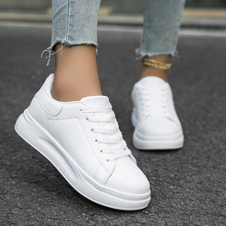 Sneaker für Damen - Bequeme weiße Schuhe für Einlage