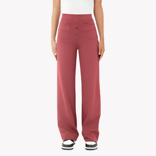 ComfyFit Hose - Bequeme Stretch Stoffhose mit Bauch-weg Effekt