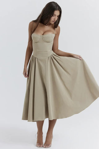 Midikleid für Damen - Elegantes Abendkleid für Hochzeiten und Partys