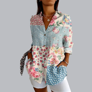 Tunika - Luftige Elegante Damenblusen mit Print für Sommer