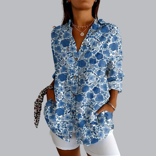 Tunika - Luftige Elegante Damenblusen mit Print für Sommer