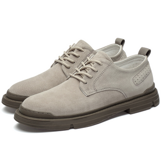 Business Sneaker für Herren - Bequeme breite Schuhe aus Wildleder