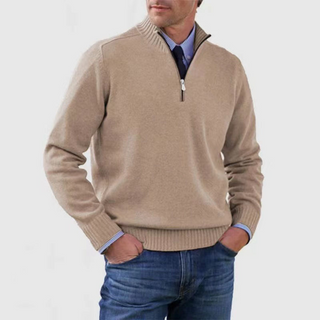 Troyer für den Herbst - Stilvolle Herenpullover mit halbem Reißverschluss