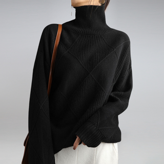 Rollkragenpullover für den Kalte Tage - Kuscheliger Kaschmir Pullover für Damen