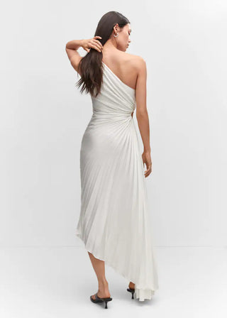 Abendkleid für Damen - Elegantes One-Shoulder Brautjungfernkleid