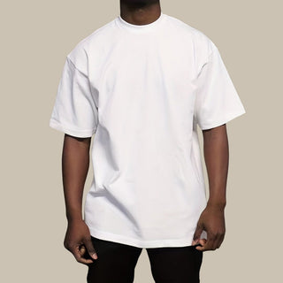 T-Shirt für Herren - Premium Oversize Weißes T-Shirt für Sommer (2-Pack)