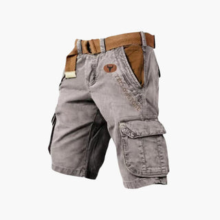 Cargoshorts für Herren - Robuste Sommer Bermudas mit Gürtel für Outdoor