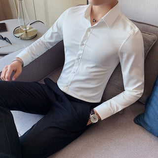 Business Hemd für Herren - Modernes Stretch-Hemd in Slim Fit