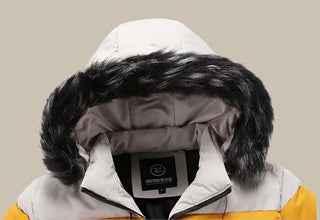 Valenzo Winterjacke | Warme Winterparka für Herren mit Pelzkragen