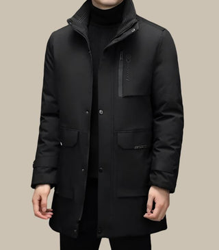 Selected Parka | Langer wasserdichter eleganter Wintermantel für Herren