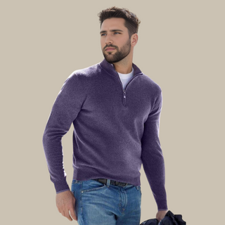 Ganti Sweater | Leichter Cashfeel-Halb-Reißverschluss