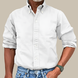GENTS Hemd | Klassisches Dry-washed Retro-Casual-Overshirt für Herren