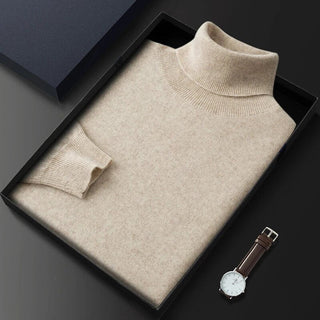 Rollkragenpullover - Premium Kaschmir-Pullover für Herren