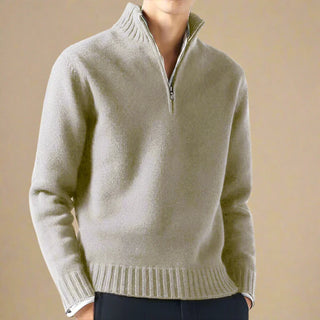 Troyer - Stilvolle Strick Pullover mit Reißverschluss für Herren
