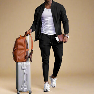 Ganti Travel 2-teiliges Set | Casual Jacke mit passender Hose für Herren