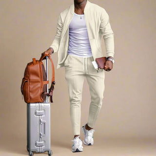 Ganti Travel 2-teiliges Set | Casual Jacke mit passender Hose für Herren