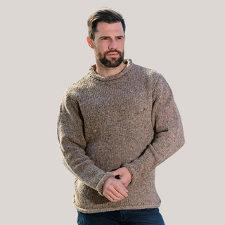 Ganti Sweater | Trendiger Fischerpullover mit Rundhalsausschnitt für Herren