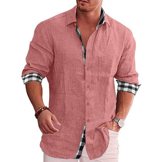 Levi Elegant Shirt | Lässiges Langarm-Herrenhemd mit Muster