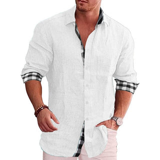 Levi Elegant Shirt | Lässiges Langarm-Herrenhemd mit Muster