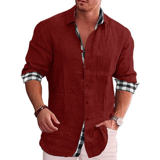 Levi Elegant Shirt | Lässiges Langarm-Herrenhemd mit Muster