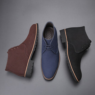 Chelsea Boots für Herren - Stylische Stiefel mit Schnürsenkeln