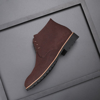 Chelsea Boots für Herren - Stylische Stiefel mit Schnürsenkeln