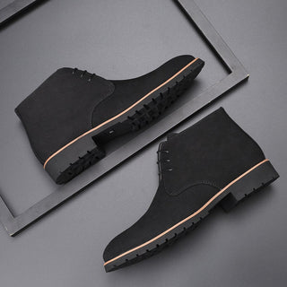 Chelsea Boots für Herren - Stylische Stiefel mit Schnürsenkeln