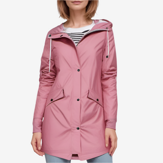 Regenjacke für den Herbst -  Wasserfeste Windbreaker mit Kapuze für Damen