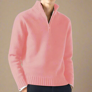 Troyer - Casual Strick Pullover mit Reißverschluss für Herren