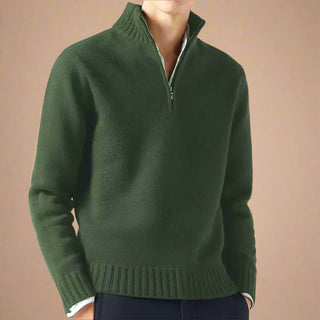 Troyer - Casual Strick Pullover mit Reißverschluss für Herren