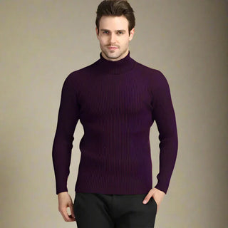 Marvin Rollkragenpullover | Klassischer Kabelstrick-Pullover für Herren