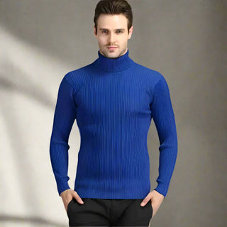 Marvin Rollkragenpullover | Klassischer Kabelstrick-Pullover für Herren