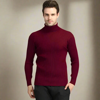 Marvin Rollkragenpullover | Klassischer Kabelstrick-Pullover für Herren