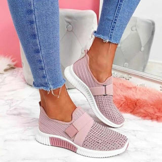 Sneaker für Damen - Bequeme Slip-on Schuhe mit Fußbett für Sommer