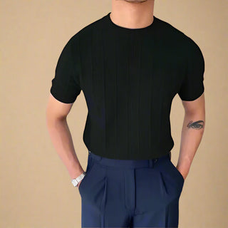 Ganti Monaco T-Shirt | Luxuriöses Casual gestricktes T-Shirt für Herren
