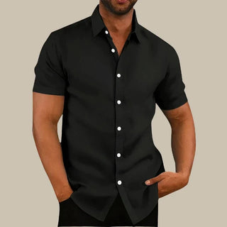 Sommerhemd für Herren - Premium Basic Kurzarmhemd