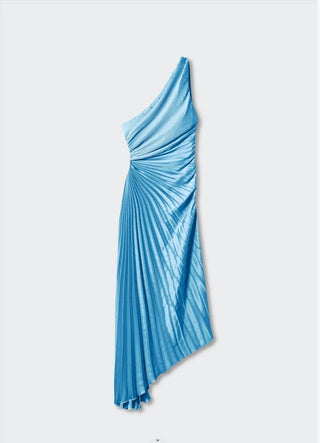 Abendkleid für Damen - Elegantes One-Shoulder Brautjungfernkleid