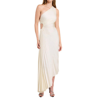 Abendkleid für Damen - Elegantes One-Shoulder Brautjungfernkleid