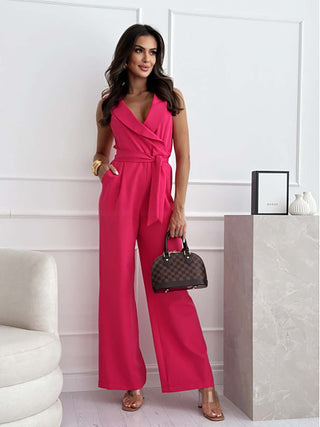 Jumpsuit für Damen - Luftiges Wickel-Jumpsuit für Hochzeiten