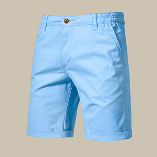 Gusto shorts | Stilvolle kurze Leinen-optik Bermudashorts für Herren