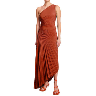 Abendkleid für Damen - Elegantes One-Shoulder Brautjungfernkleid