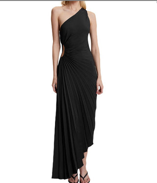 Abendkleid für Damen - Elegantes One-Shoulder Brautjungfernkleid