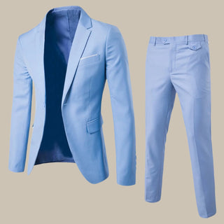 Anzug für Herren - Zweiteiler mit Blazer und Stoffhose für Sommer