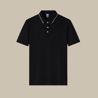 Poloshirt für Herren - Moderne Polo aus Strick mit Streifendesign für Sommer